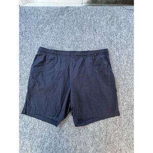 Uniqlo Short Men 3XL Dark Blue Athletic Performance Stretch‎ Gym Pickleball